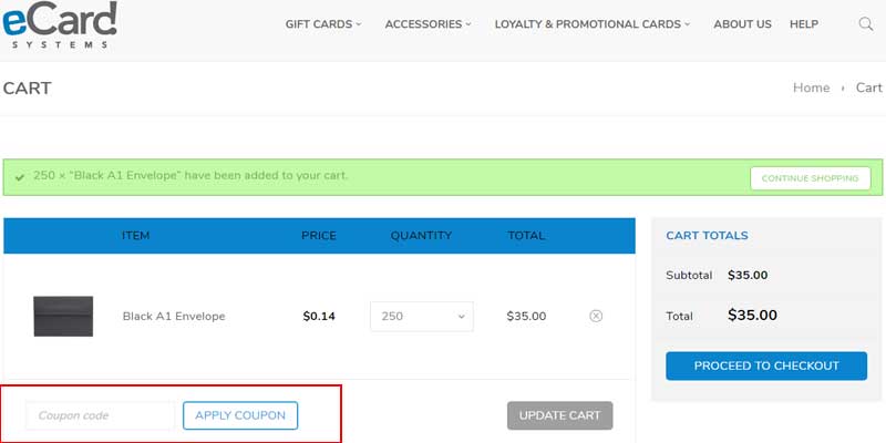 eCard Systems coupon code